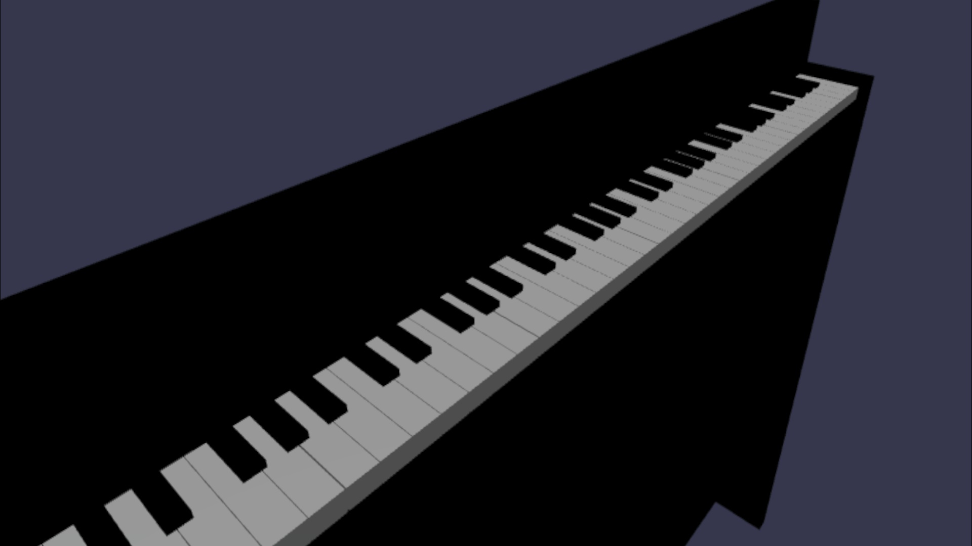 Normales Standup-Piano in VR