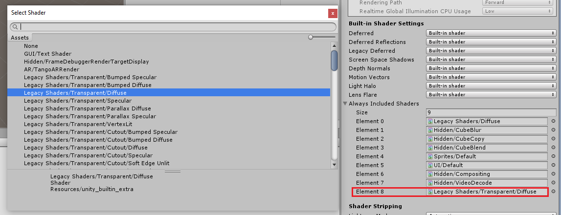 Screenshot: Legacy-Shader/Transparent/Diffuse-Shader