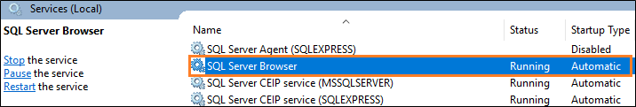 Dienst „SQL Server-Browser“