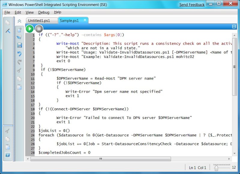 Windows PowerShell ist ein Screenshot