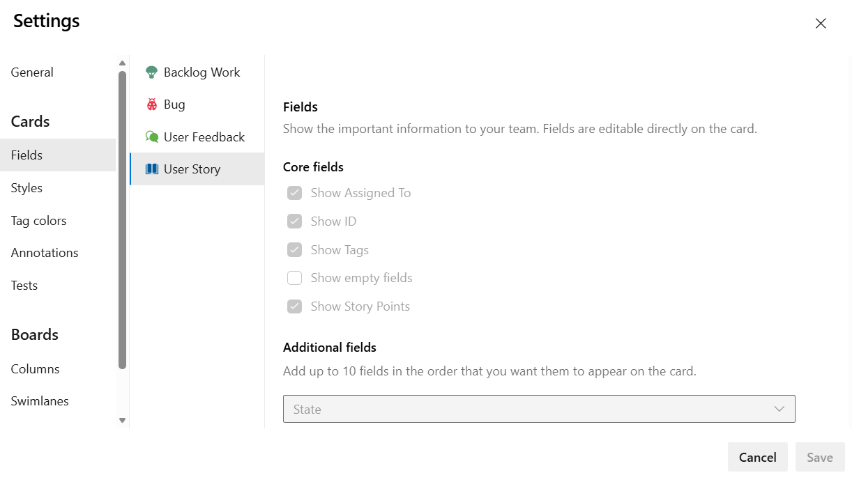 Screenshot of team settings page.