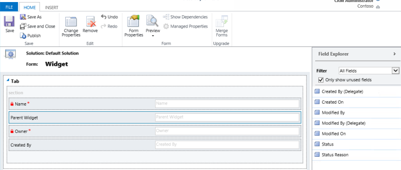 Create quick form for widget Create quick form for widget.