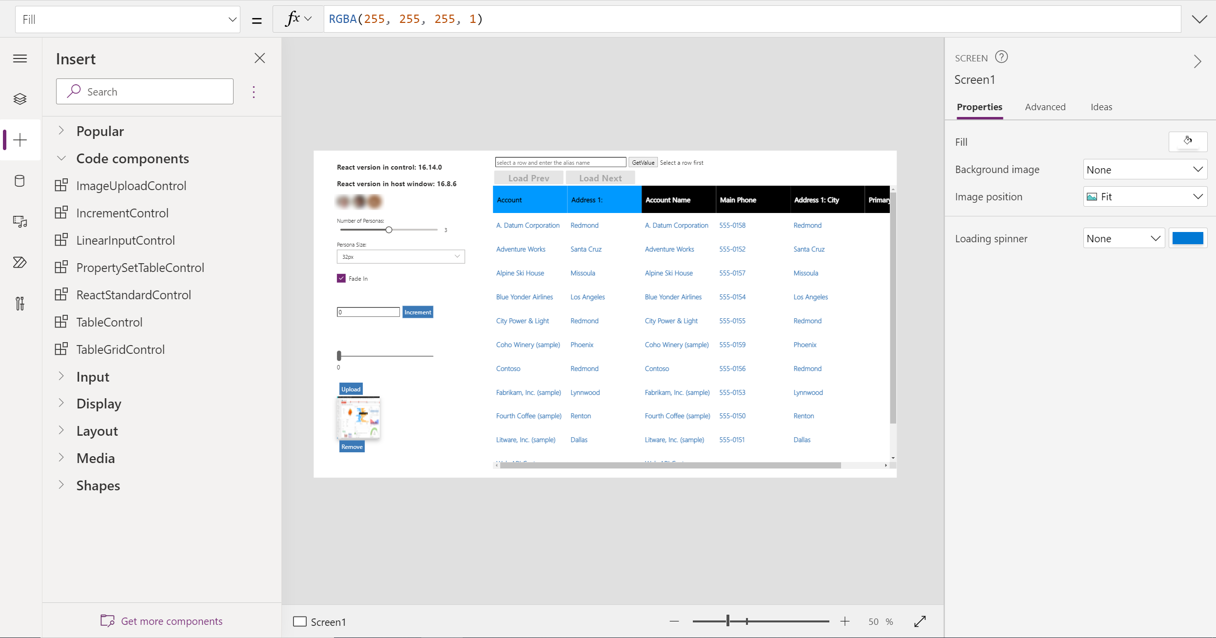 Add standard sample controls to a custom page. Add standard sample controls to a custom page.
