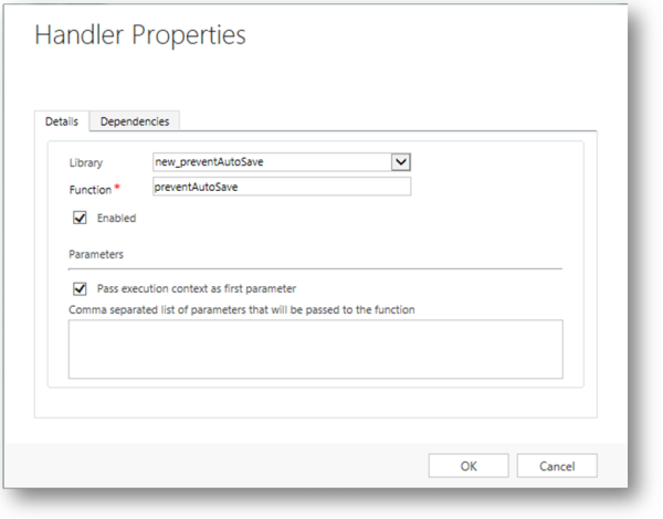 OnSave event handler to prevent autosave in Dynamics 365 OnSave event handler to prevent autosave in Dynamics 365.