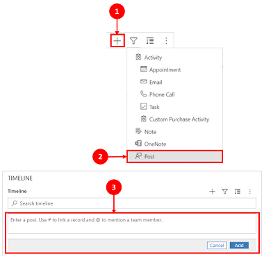 Posts on timeline - Runtime Posts on timeline - Runtime
