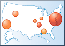 Marker Bubble Map