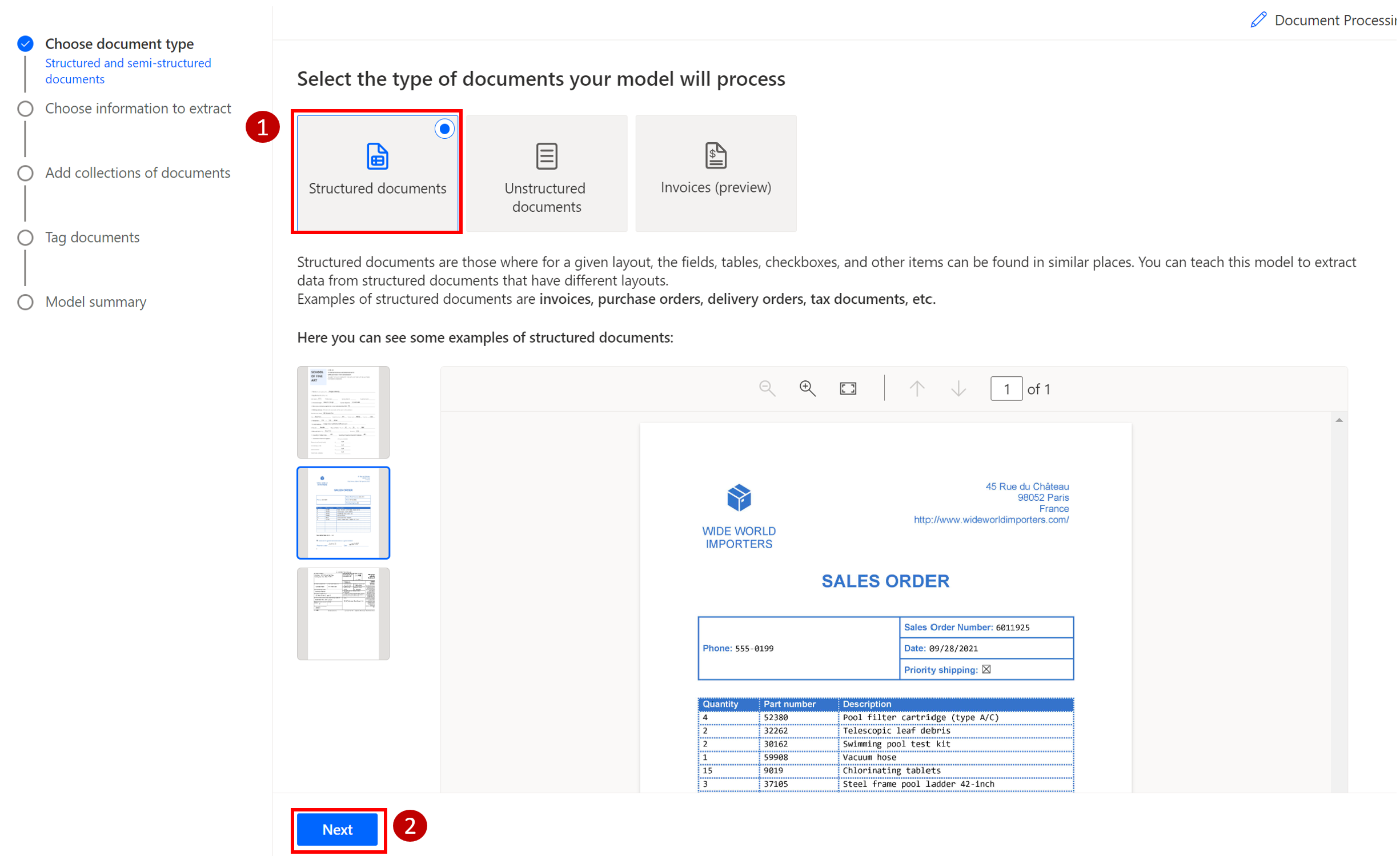 Screenshot of the document type.