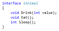 Screenshot of Resulting Interface - C#.