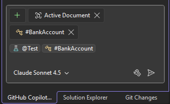 Screenshot of command to generate tests.