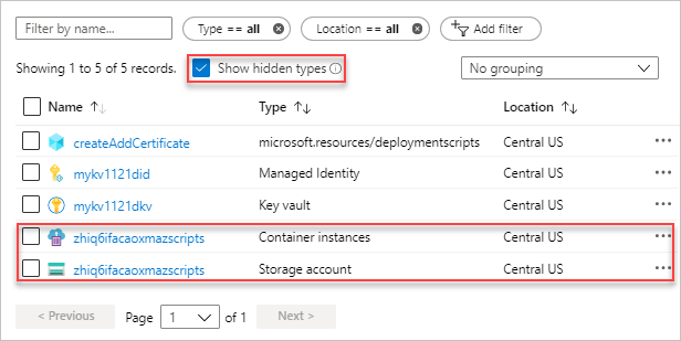 Recursos de script de implementación de plantillas de Resource Manager