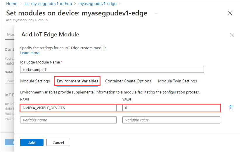 Variables de entorno.