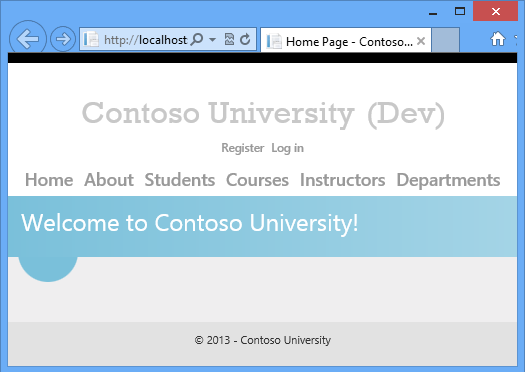 Desarrollo de página principal