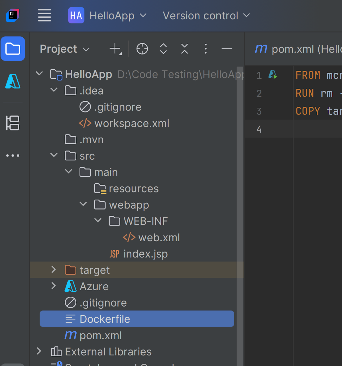Archivo de compatibilidad de Docker.