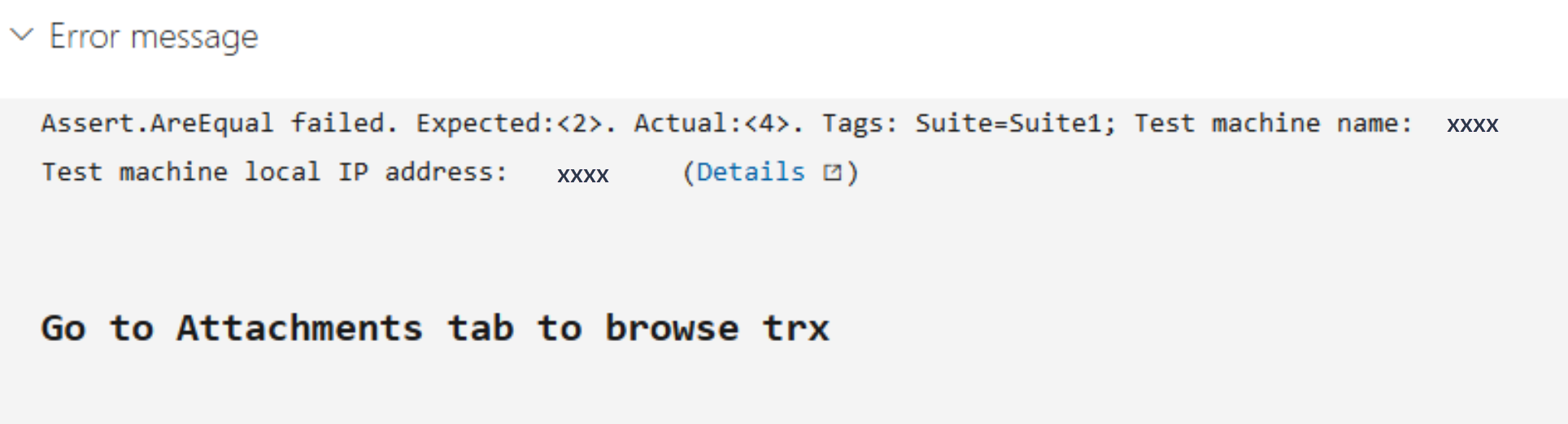 Compatibilidad con Markdown en mensajes de error de prueba automatizadas.