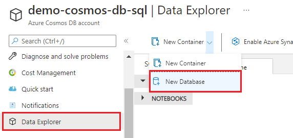 Creación de una base de datos