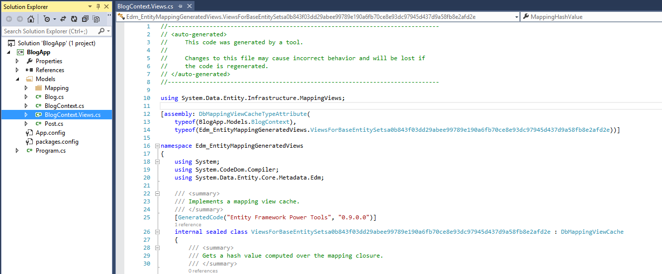 vistas generadas