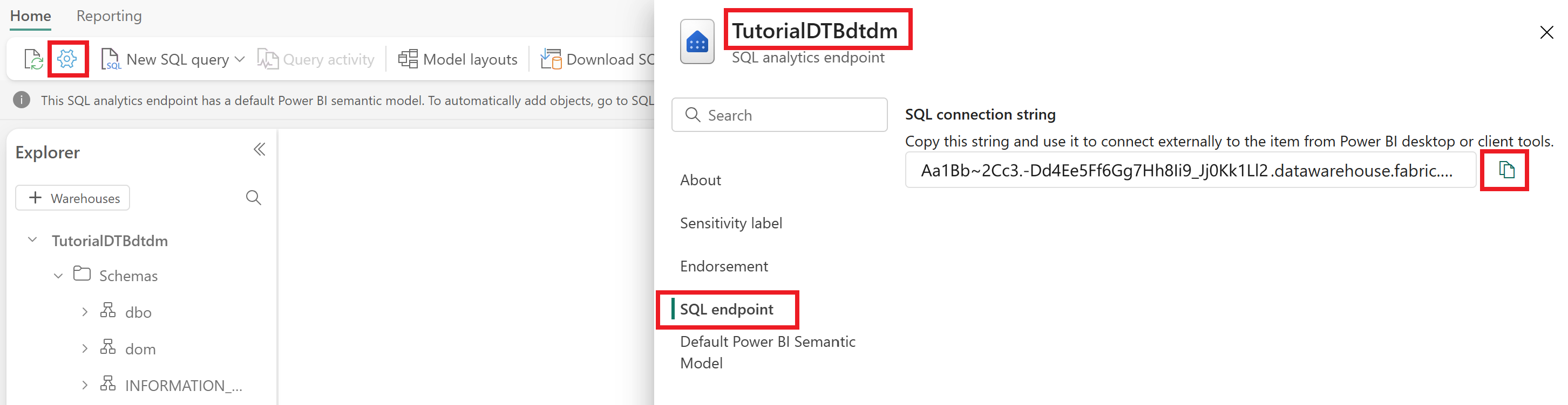 Captura de pantalla de la copia de los valores sql.