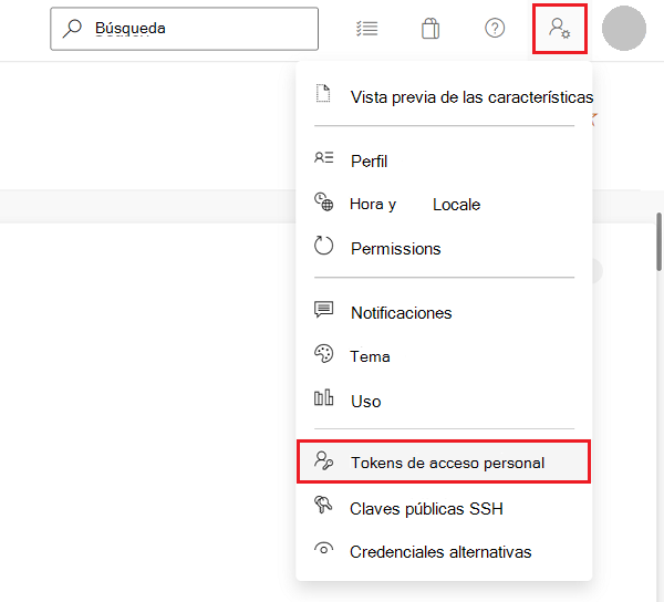 El menú 