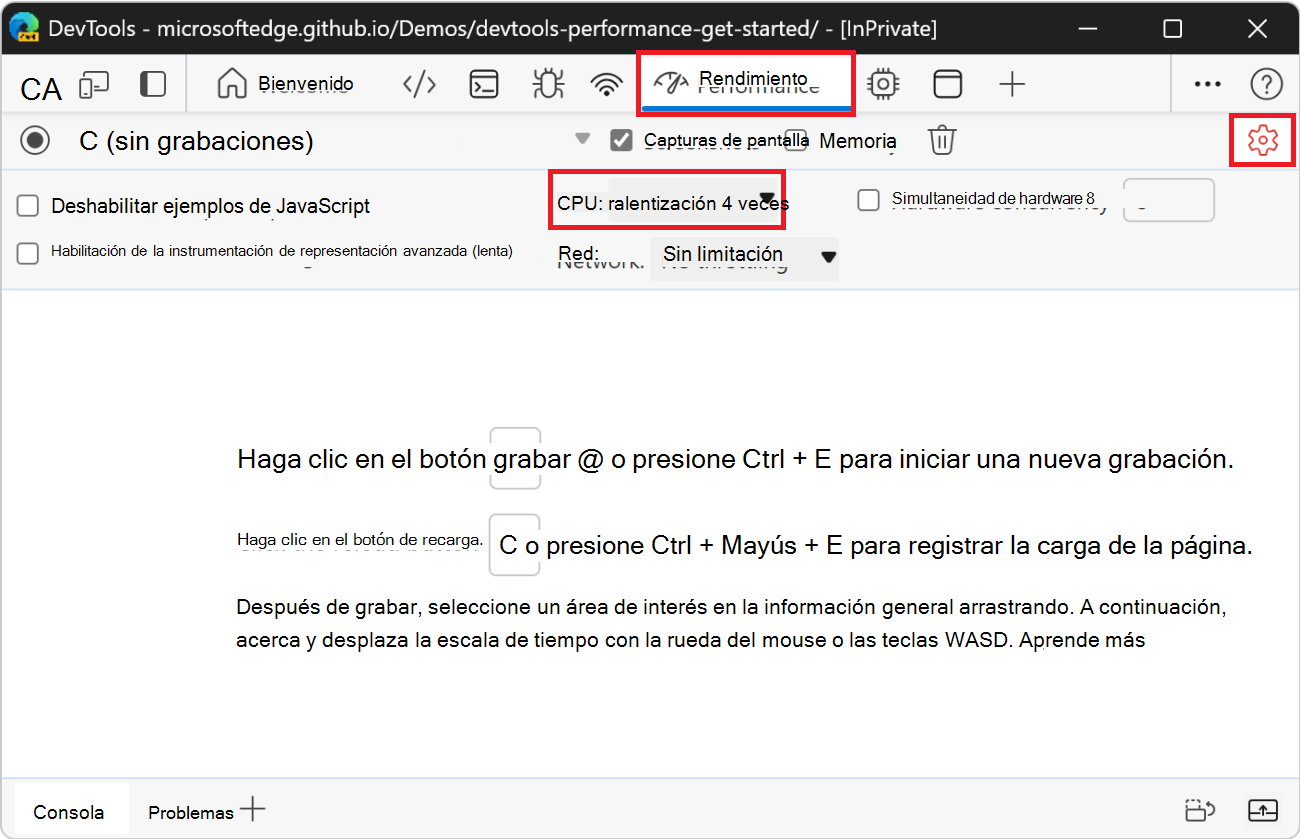 Limitación de CPU