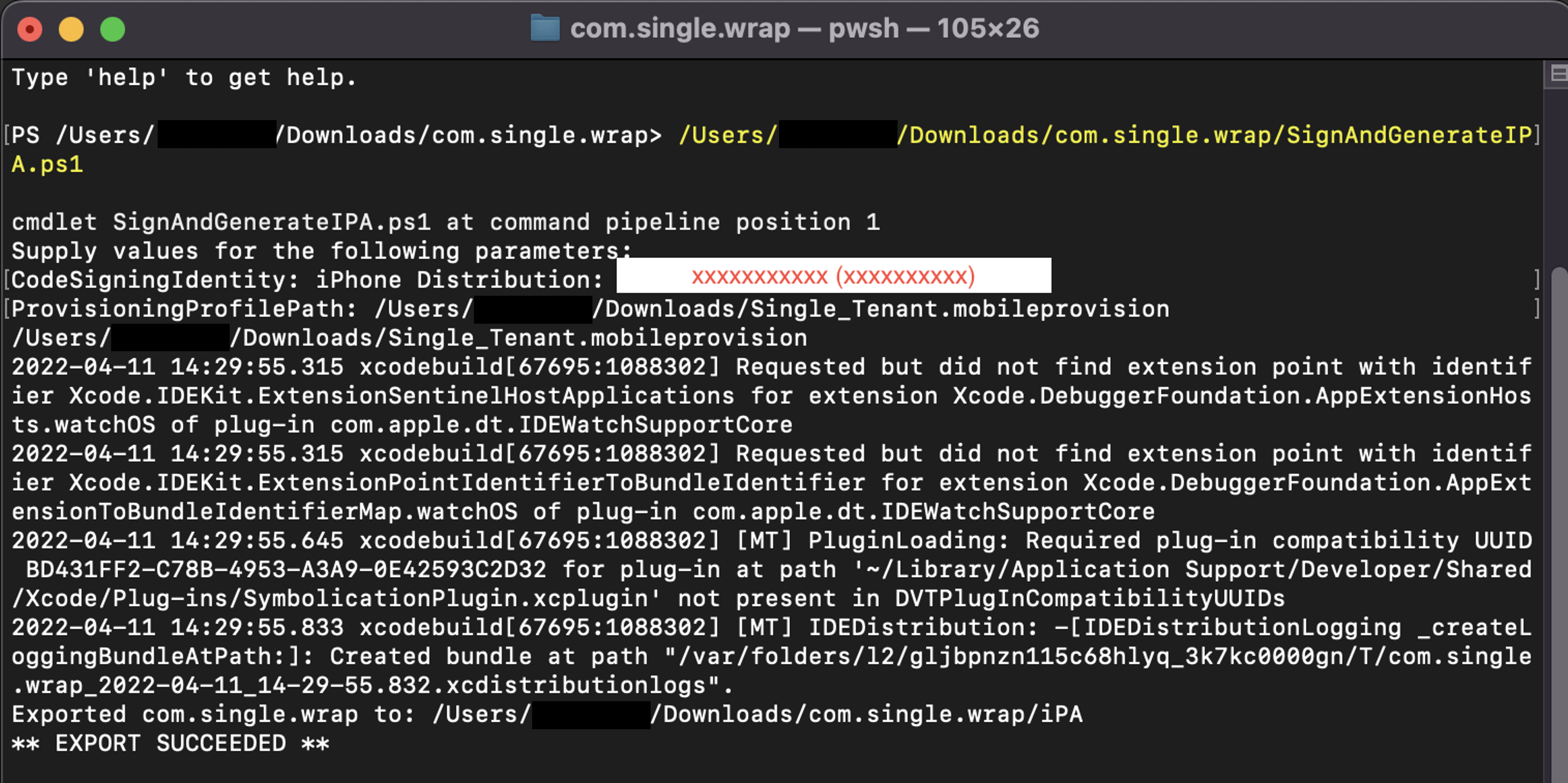 Ejecutar script de PowerShell.