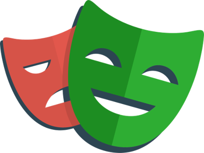 Captura de pantalla del logotipo de Playwright usado en los ejemplos de Power Platform Playwright.