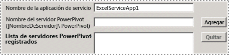 Registrar servidores PowerPivot en la nueva herramienta de configuración