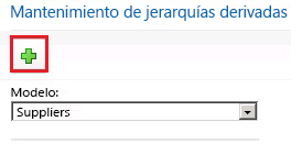 Botón Agregar jerarquía derivada