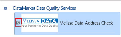 Seleccionar Melissa Data - Address Check