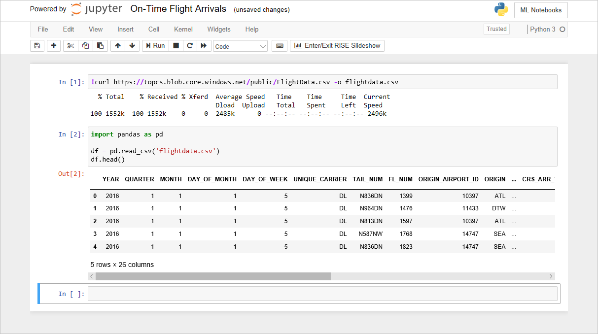 Cuaderno FlightData.