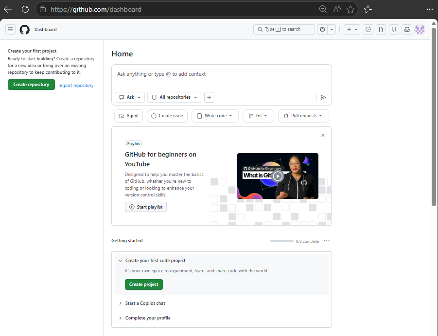 Captura de pantalla que muestra la página personalizada.