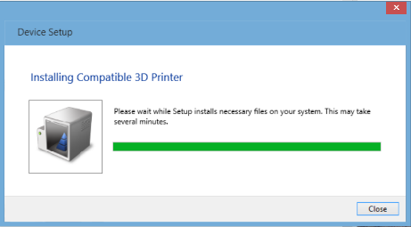 instalación de impresora 3d compatible.
