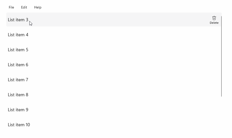 Ejemplo StandardUICommand