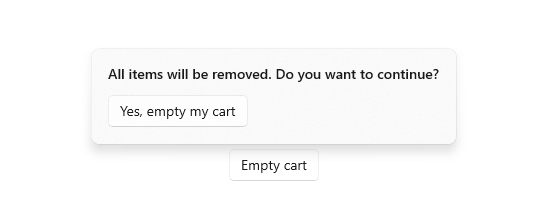 Ejemplo de menú desplegable