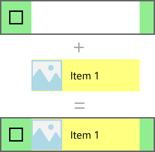 Control de vista de lista y plantillas de datos