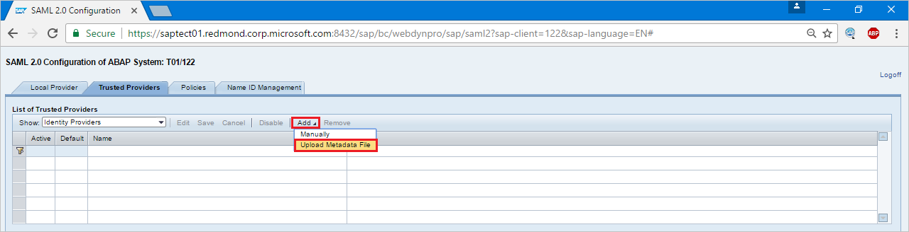Configurar inicio de sesión único 2