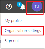 Captura de pantalla que muestra la configuración de Workteam.
