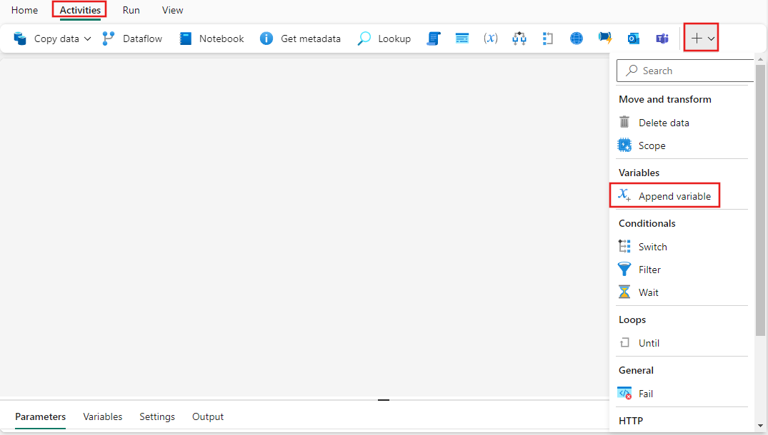 Näyttökuva, jossa näkyy uuden matriisityyppimuuttujan luominen jaksoon.