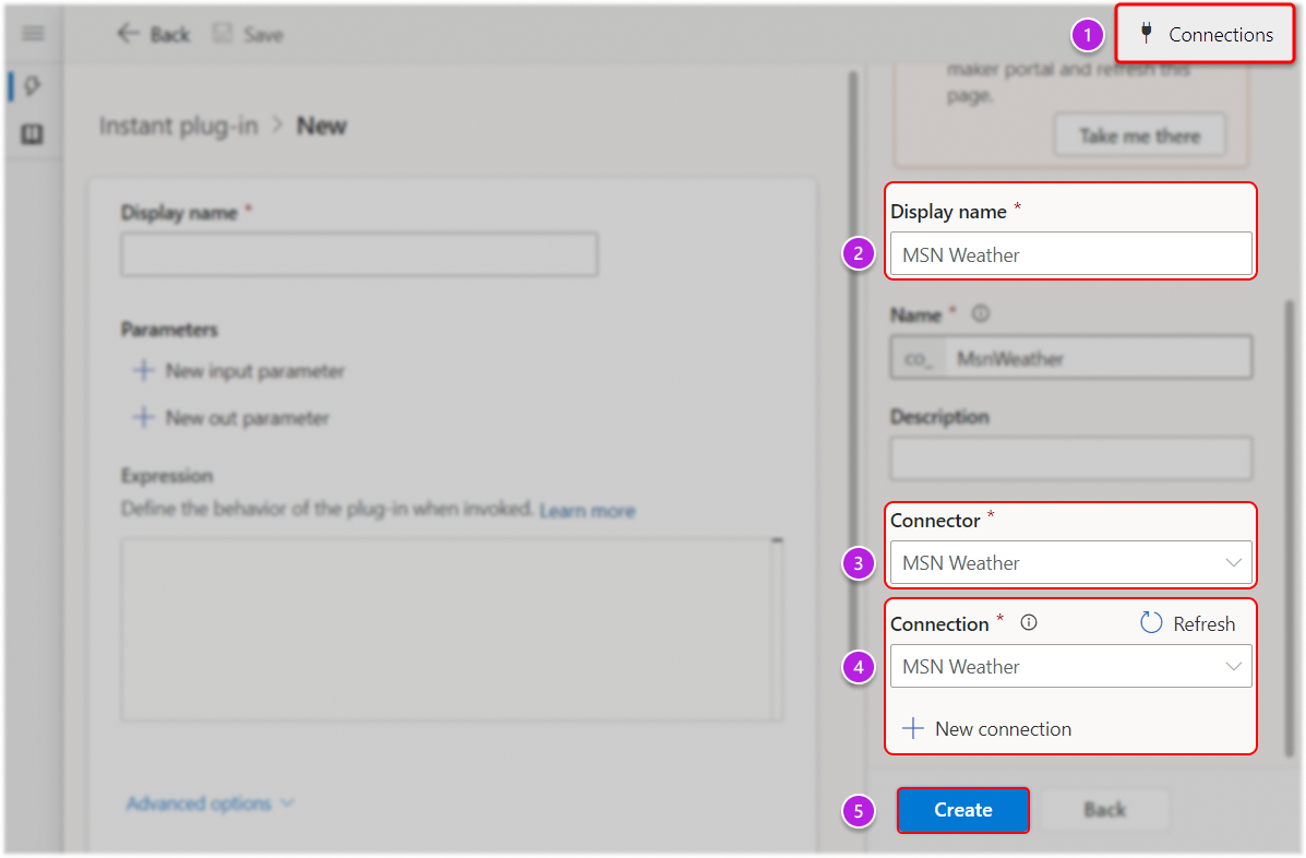 Luo yhteysviite sovelluksessa oikealla olevassa yhteysviittausten ruudussa