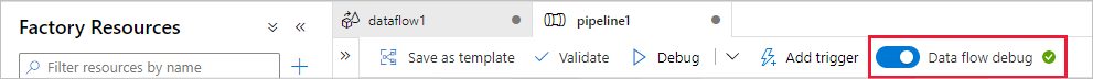 Capture d’écran&nbsp;montrant où se trouve le bouton Débogage