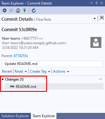 Capture d’écran de la fenêtre Détails de validation dans Visual Studio 2019.