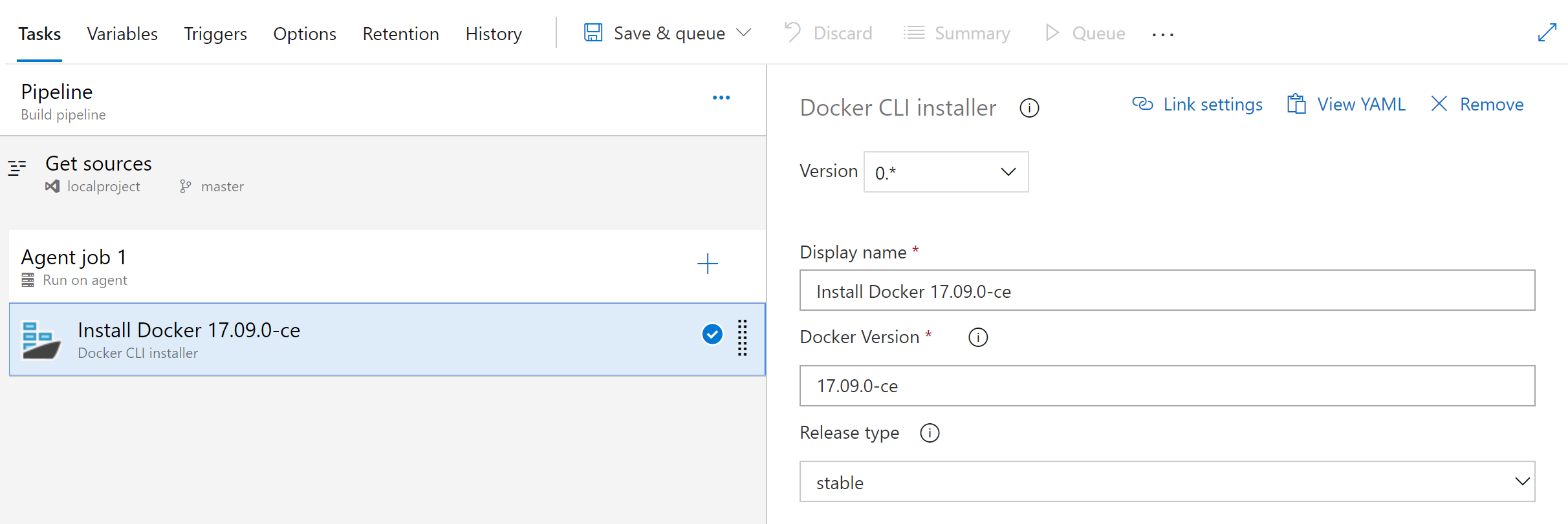 montrant DockerCLI installé.
