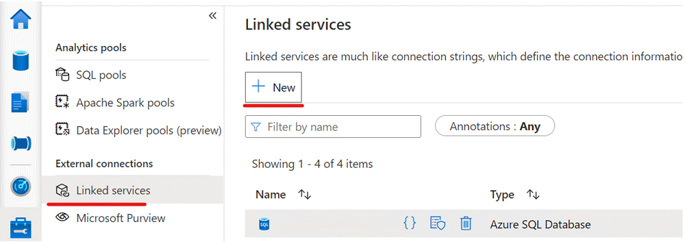 Capture d’écran d’un nouveau point de terminaison privé de service lié à une base de données Azure SQL.