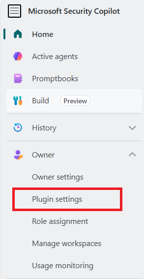 Capture d’écran montrant le menu des paramètres du plug-in.