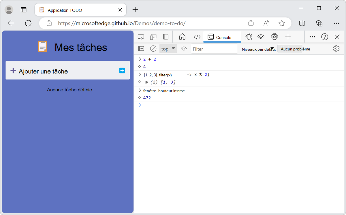 Exécuter plusieurs expressions JavaScript successivement