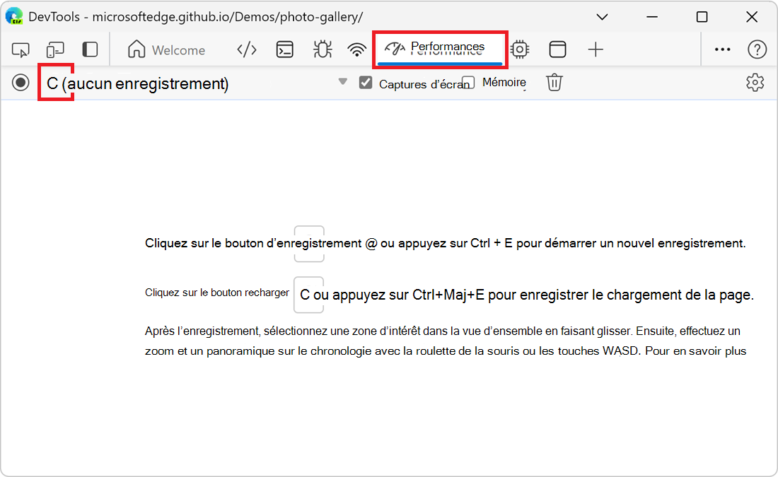 Page Actualiser