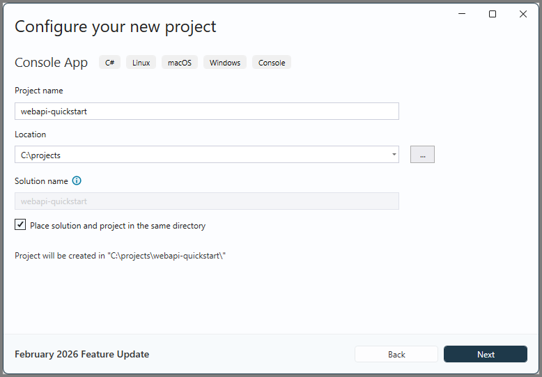 Configurer le projet