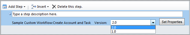 Version du flux de travail.