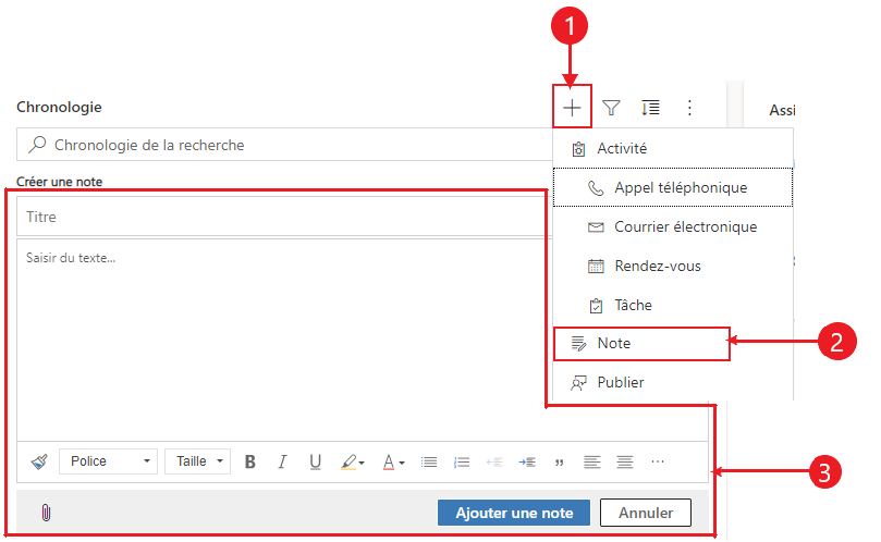 Notes sur la ligne de temps – Temps d'exécution