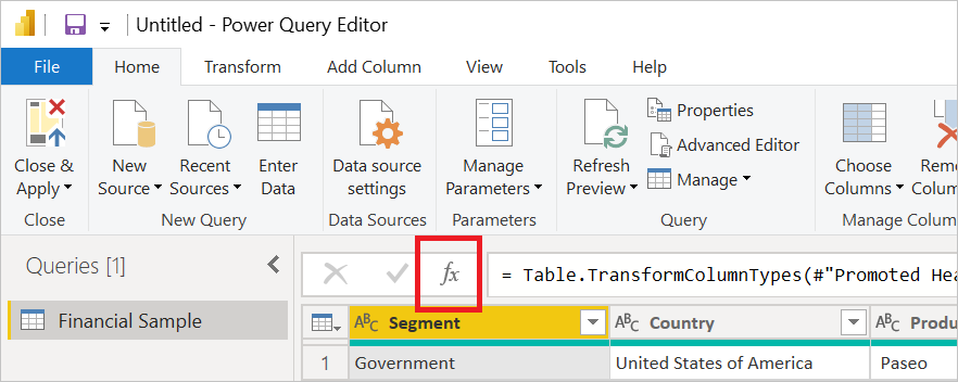 Image avec l’emplacement du bouton fx mis en évidence.