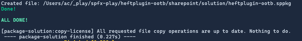 Heft custom task logging